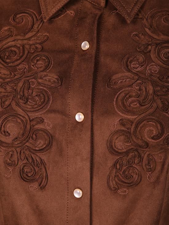 27FW 에르마노 피렌제 원피스 D49EQ013 E94 MFB76 Brown - ERMANNO FIRENZE