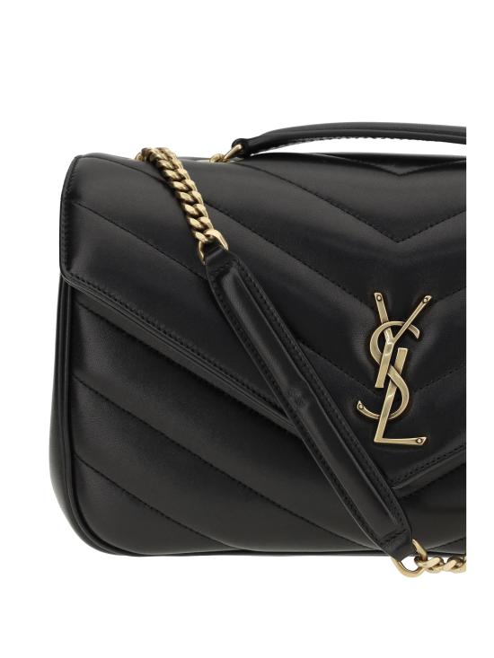 26FW 생로랑 루루 마틀라세 램스킨 미디움 숄더백 801439AAEAX 1000 NERO - SAINT LAURENT