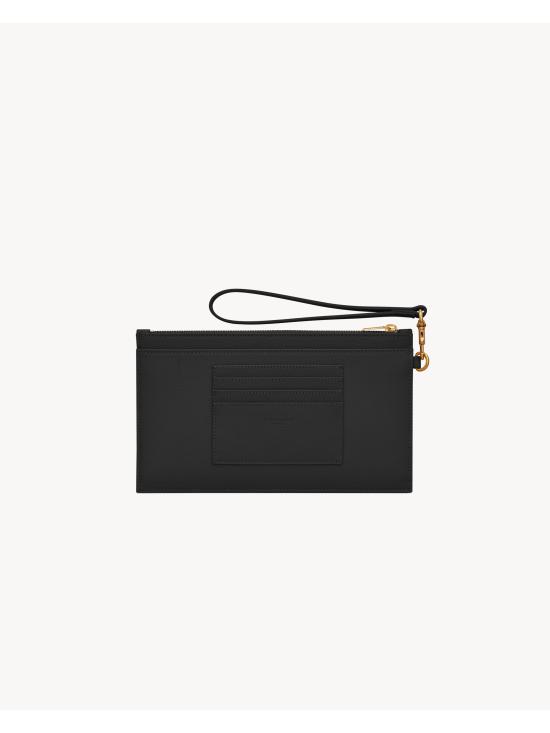26FW 생로랑 클러치/파우치 636313BOW01 1000 NERO - SAINT LAURENT