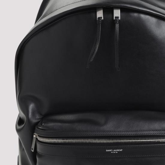 26FW 생로랑 CITY 시티 클래식 로고 백팩 534967AAE8M 1000 - SAINT LAURENT