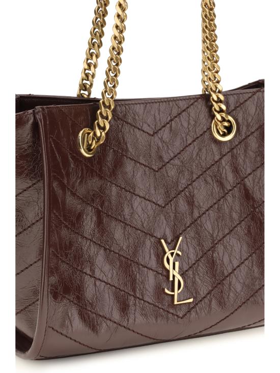 26FW 생로랑 니키 스몰 쇼핑백 8726800EN07 6195 ROSSO - SAINT LAURENT