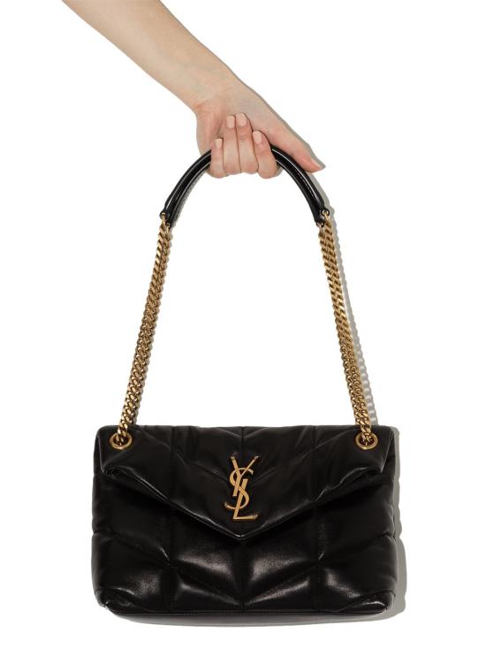 26FW 생로랑 루루 푸퍼 스몰 체인 백 5774761EL07 1000 NERO - SAINT LAURENT
