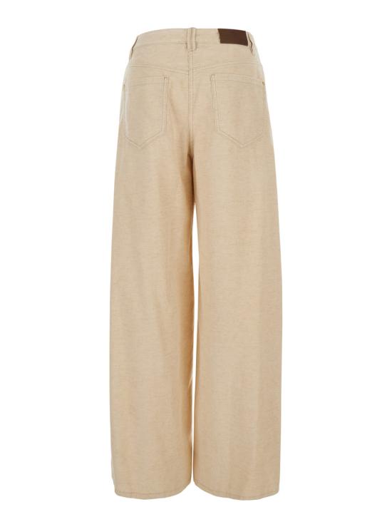 26FW 브루넬로 쿠치넬리 스트레이트 팬츠 MB185P4059C9881 Beige - BRUNELLO CUCINELLI