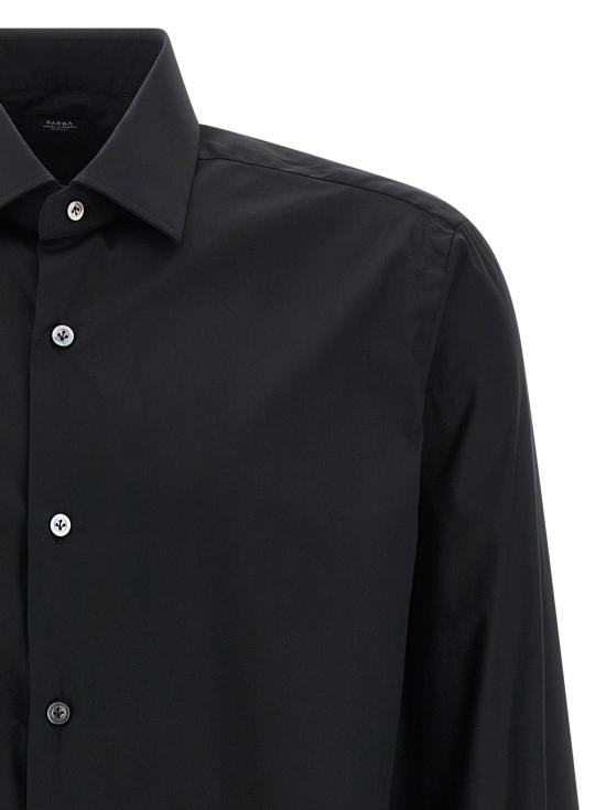 발바 셔츠 LDI1U12P01PZ2708U0001 BLACK - BARBA