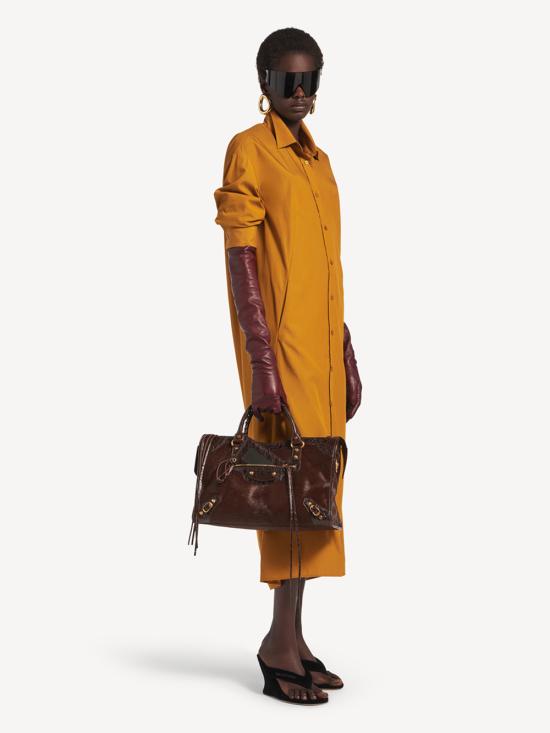 26FW 발렌시아가 토트백 865760 2ACPG 2836 MID BROWN - BALENCIAGA