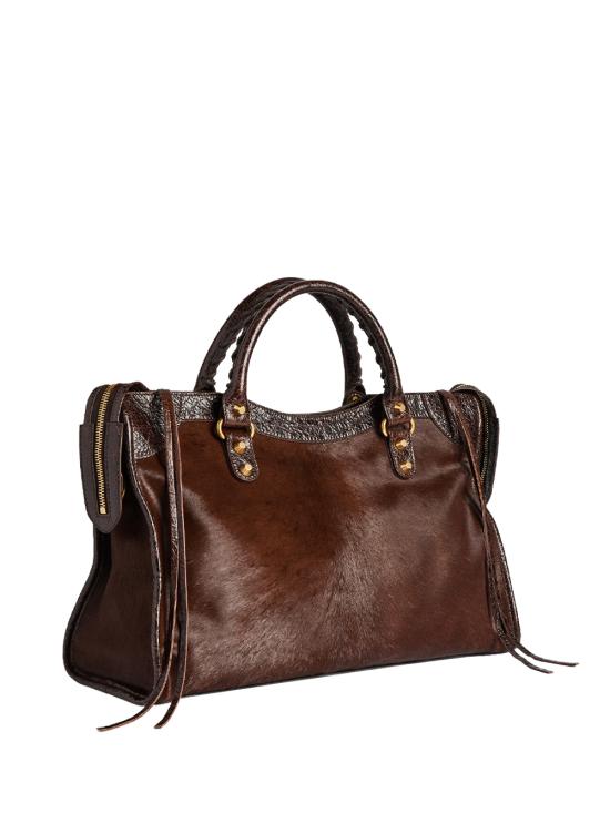 26FW 발렌시아가 토트백 865760 2ACPG 2836 MID BROWN - BALENCIAGA