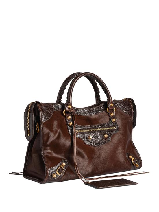 26FW 발렌시아가 토트백 865760 2ACPG 2836 MID BROWN - BALENCIAGA