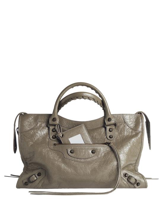 26FW 발렌시아가 르 시티 백 865760 2ACFH 3258 ARMY GREEN