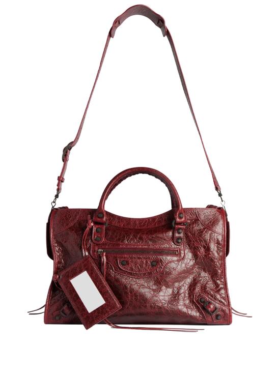 26FW 발렌시아가 르 시티 백 865760 2ACFH 6154 BERRY RED - BALENCIAGA