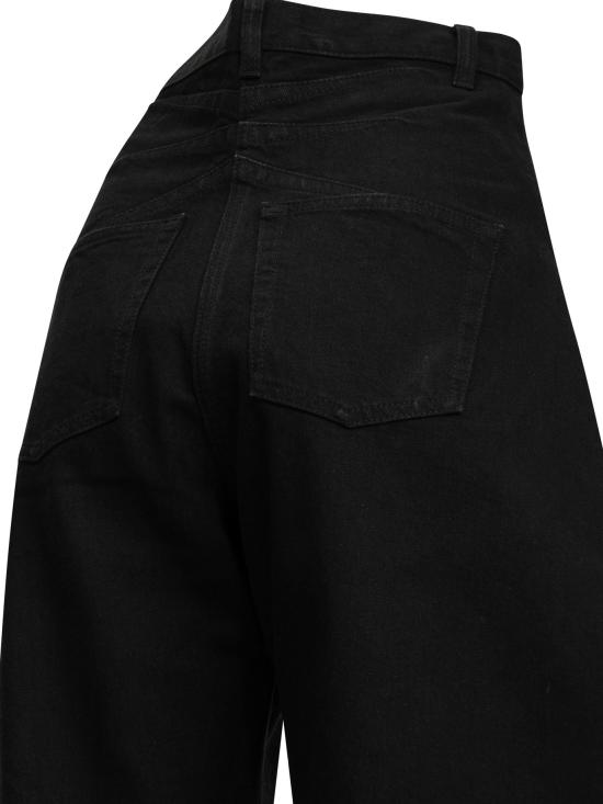 26FW 알라이아 데님 팬츠 라운드 진 블랙 - ALAIA