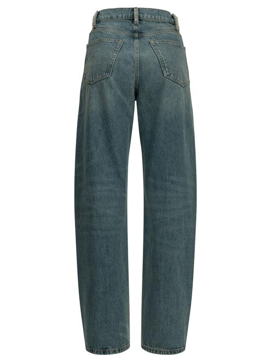 26FW 알렉산더 왕 데님 팬츠 와이드 레그 진 블루 - ALEXANDER WANG