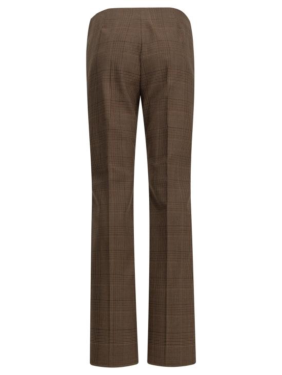 26FW 막스마라 스트레이트 팬츠 맞춤형 울 팬츠 브라운 - MAX MARA