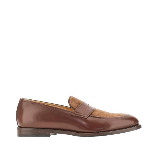 26FW 브루넬로 쿠치넬리 로퍼 MZUFXEU678 Brown