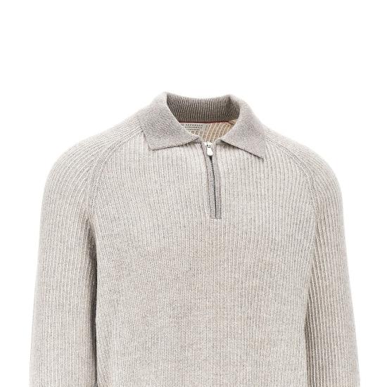 26FW 브루넬로 쿠치넬리 니트웨어 M22700505 Grey - BRUNELLO CUCINELLI