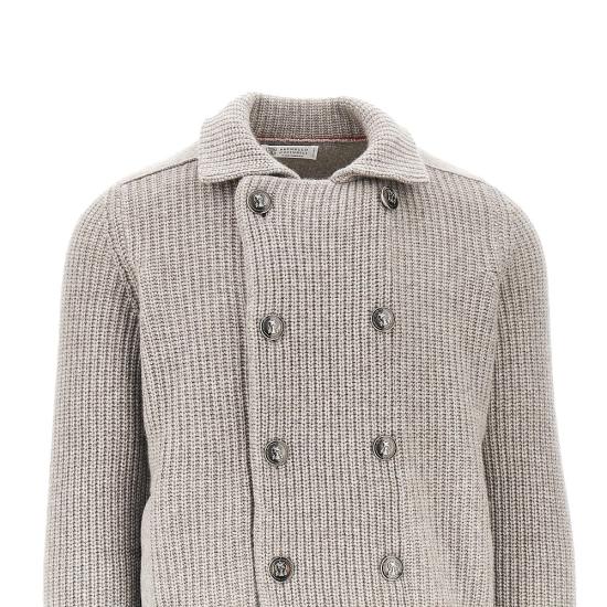 26FW 브루넬로 쿠치넬리 니트웨어 M22506206 Grey - BRUNELLO CUCINELLI