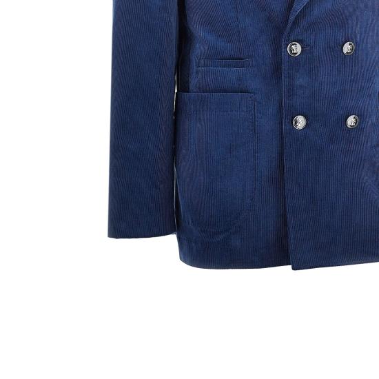 26FW 브루넬로 쿠치넬리 자켓 ML4627BBD5 Blue - BRUNELLO CUCINELLI