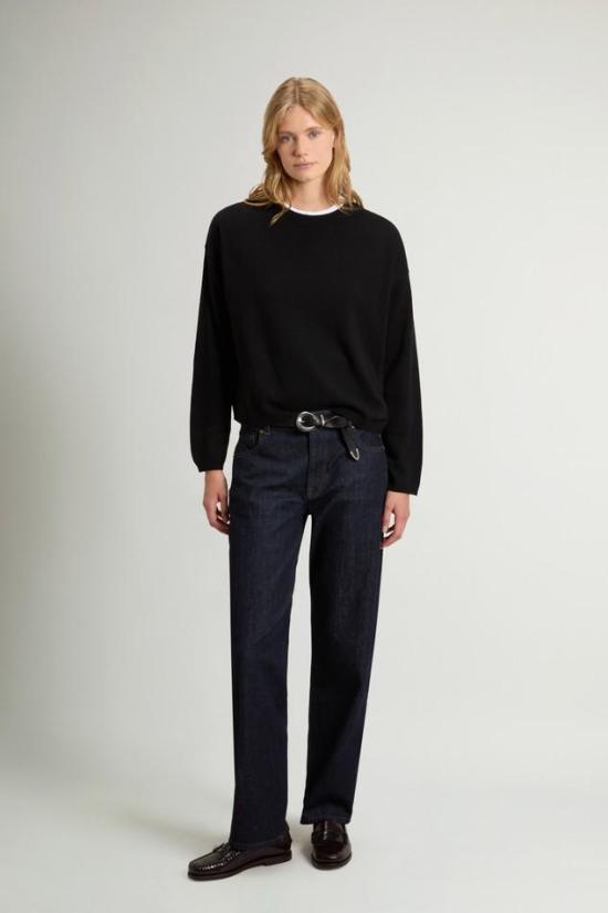 26FW 울리치 스웨터 CFWWKN2044FRUF0574 100 BLACK - WOOLRICH