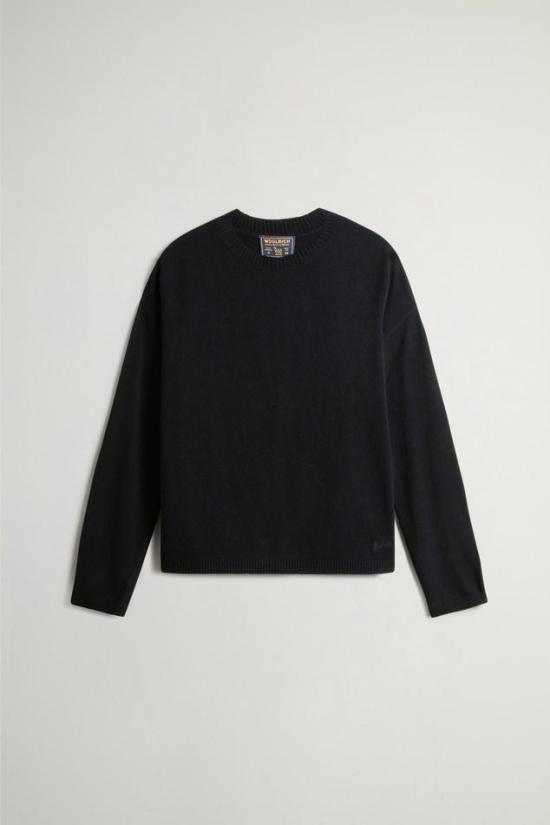 26FW 울리치 스웨터 CFWWKN2044FRUF0574 100 BLACK