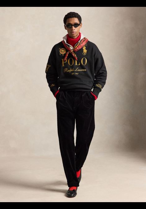 26FW 폴로 랄프로렌 긴팔 티셔츠 710 B28609 001 BLACK - POLO RALPH LAUREN