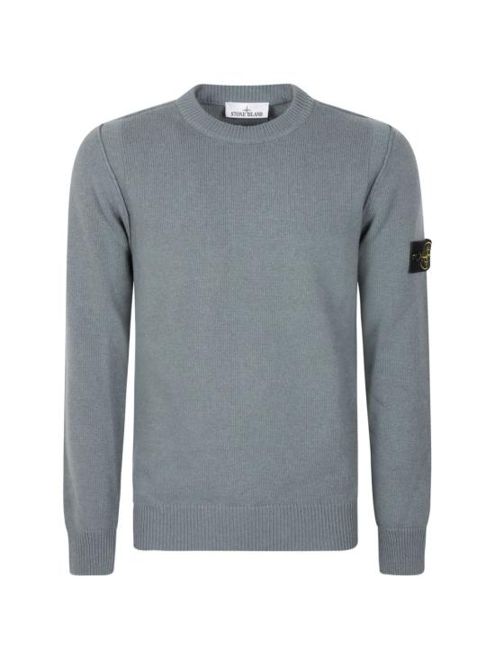 26FW 스톤 아일랜드 램스울 립드 트림 레귤러 핏 크루넥 점퍼 L2S15 5100072 S00A3 V005T OCEAN GREEN DOM