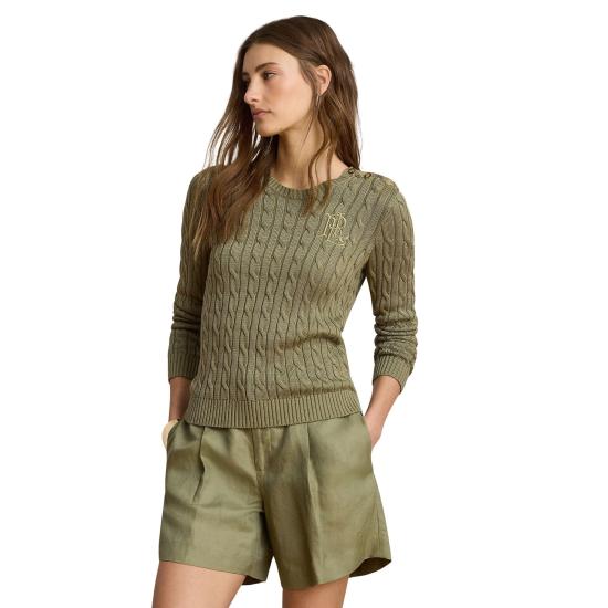 26FW 랄프 로렌 스웨터 200P14039004 LIGHT AGAVE - RALPH LAUREN