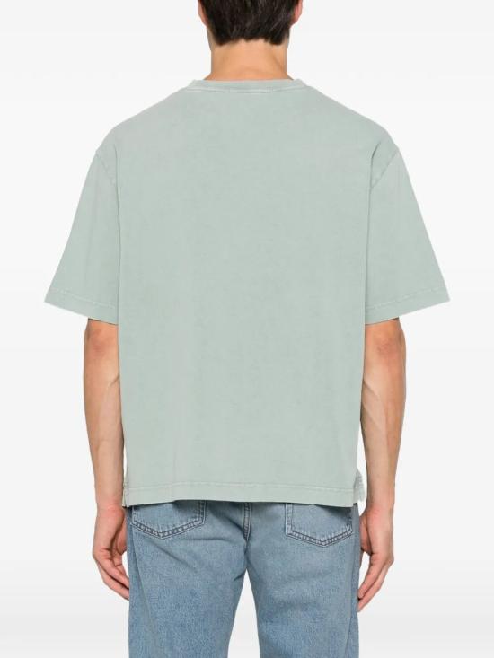 26FW 메종키츠네 반팔 티셔츠 PM00109KJBIT8 0608 DESERT GREEN FADED - MAISON KITSUNE