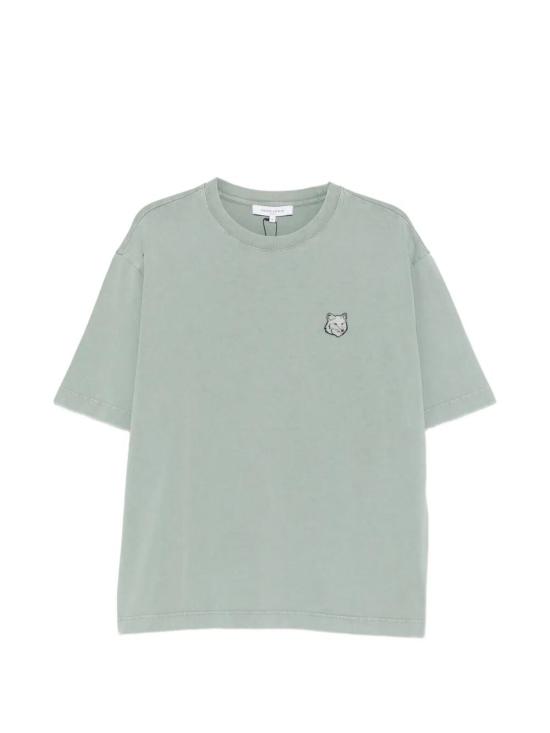 26FW 메종키츠네 반팔 티셔츠 PM00109KJBIT8 0608 DESERT GREEN FADED