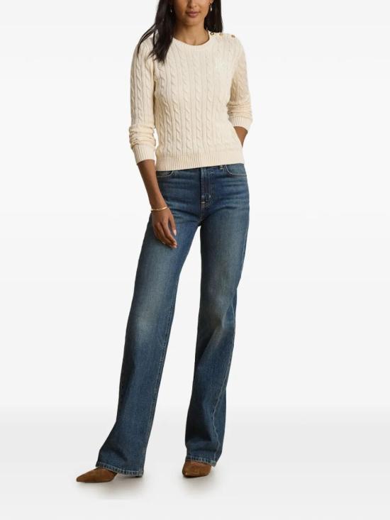 26FW 랄프 로렌 스웨터 200P14039003 MASCARPONE CREAM - RALPH LAUREN