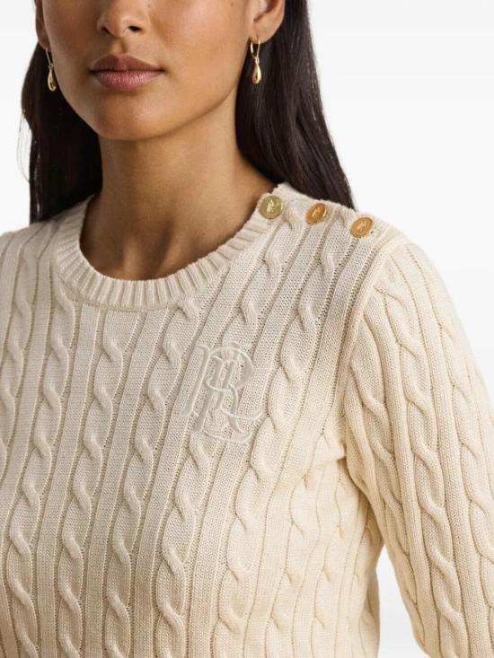 26FW 랄프 로렌 스웨터 200P14039003 MASCARPONE CREAM - RALPH LAUREN
