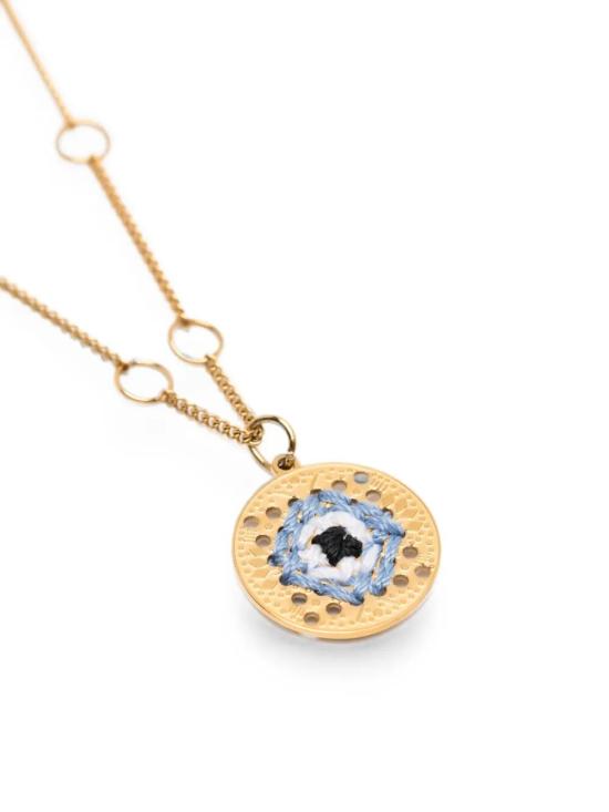 26SS L'EIGHT STUDIO 목걸이/팬던트 NK04 GL EYE AZZURRO - L'EIGHT STUDIO