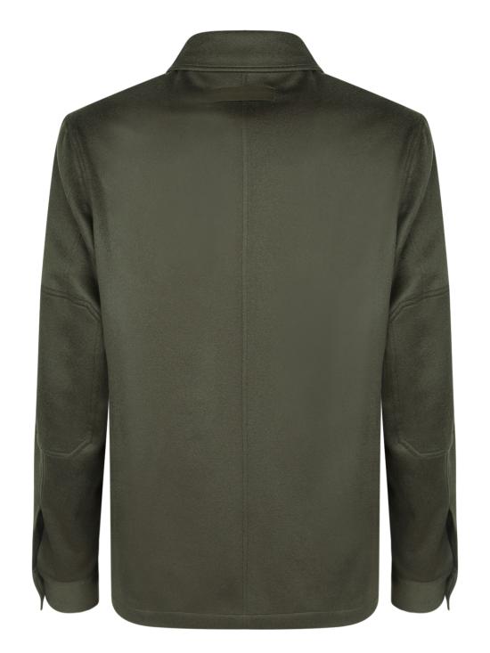 27FW 에르메네질도제냐 긴팔 셔츠 UIV46A4 SOT6B 4V9 Green - ERMENEGILDO ZEGNA