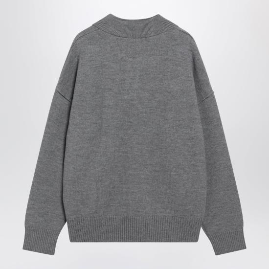 26FW 아미 폴로 티셔츠 UPL409018 Grey - AMI