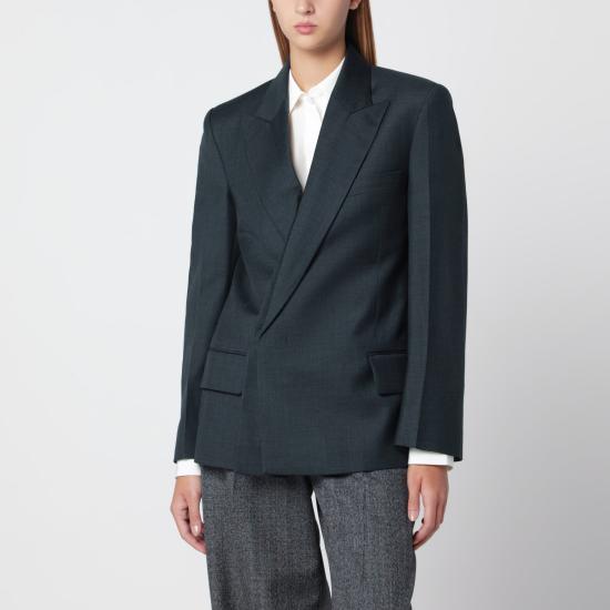 26FW 빅토리아 베컴 자켓 1426WJK007911AWO Green