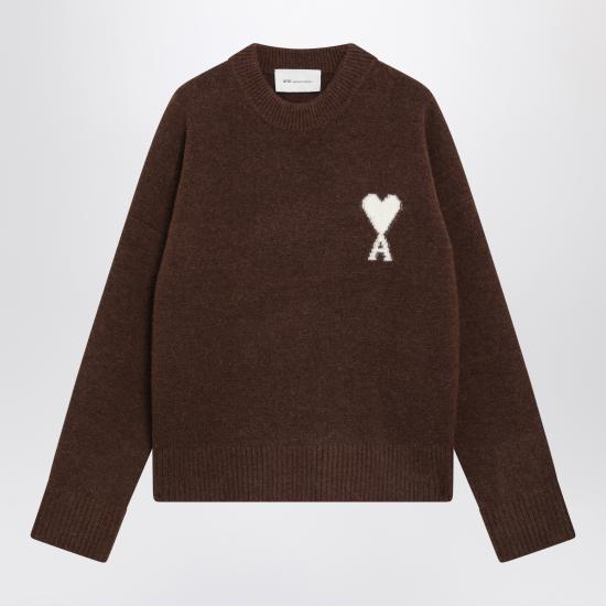 26FW 아미 ADC 크루넥 스웨터 UKS836UKN0135 Brown