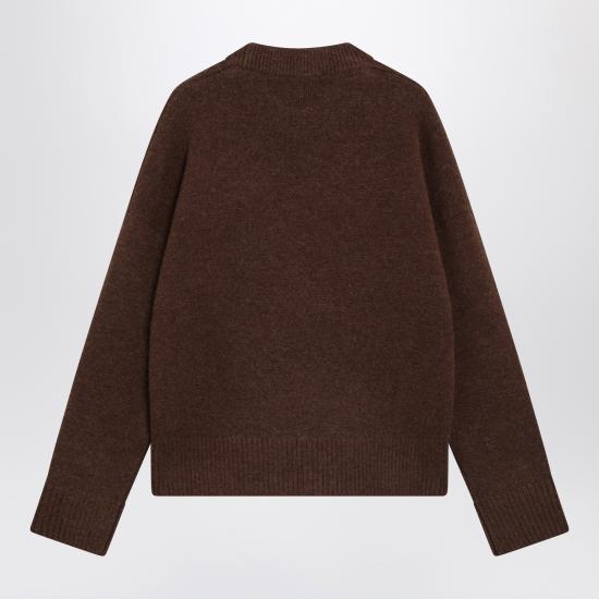 26FW 아미 ADC 크루넥 스웨터 UKS836UKN0135 Brown - AMI