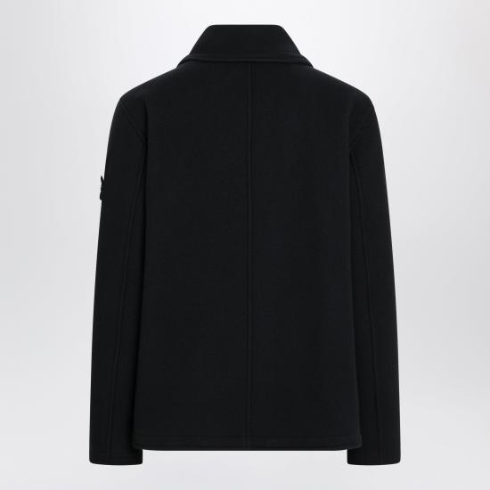 26FW 스톤 아일랜드 헤비 멜톤 피코트 S154100040S0453 Blue - STONE ISLAND