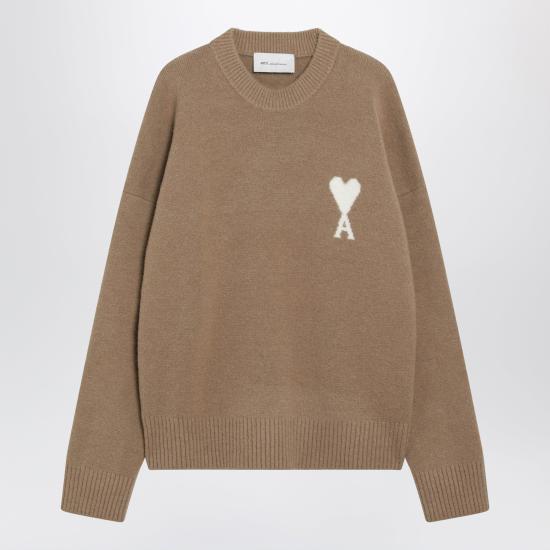 26FW 아미 ADC 크루넥 스웨터 UKS836UKN0135 Beige