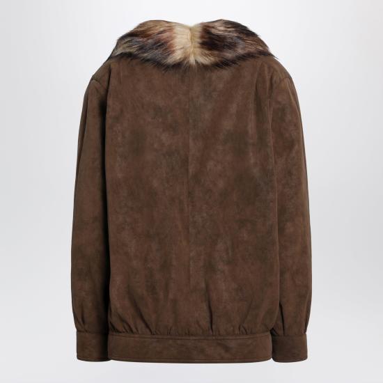 26FW MM6 메종마르지엘라 자켓 S62AN0183M36087 Brown - MM6 MAISON MARGIELA