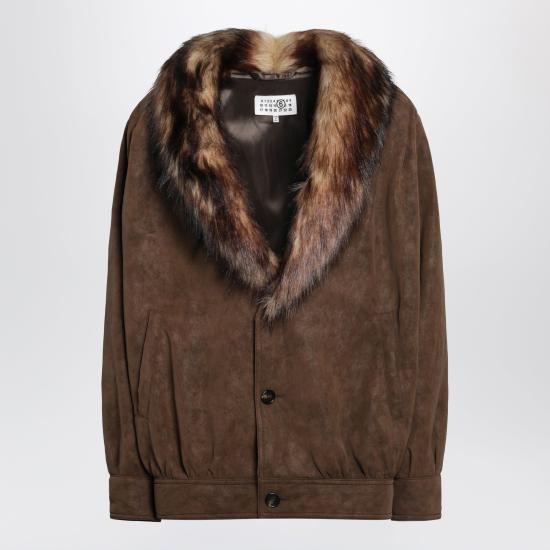 26FW MM6 메종마르지엘라 자켓 S62AN0183M36087 Brown