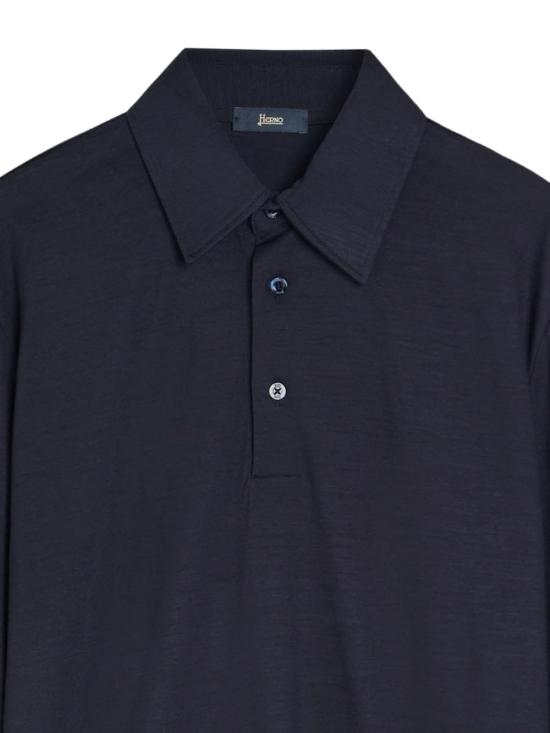 26FW 에르노 폴로 티셔츠 JPL00156U52068 9200 BLUE - HERNO