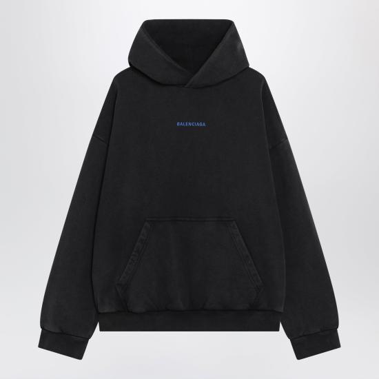 26FW 발렌시아가 긴팔 티셔츠 871956TTVJ2 Black