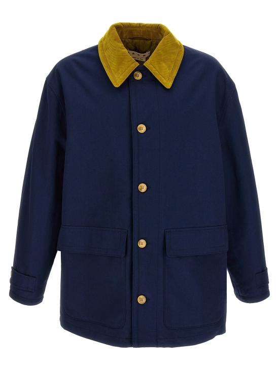  마르니 코트 LDTUMU0127QXUTC31100B80 NAVY