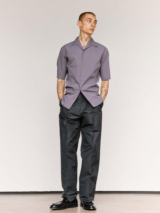  질샌더 셔츠 질 샌더 크리스피 워시드 코튼 테크니컬 반팔  타맥 - JIL SANDER