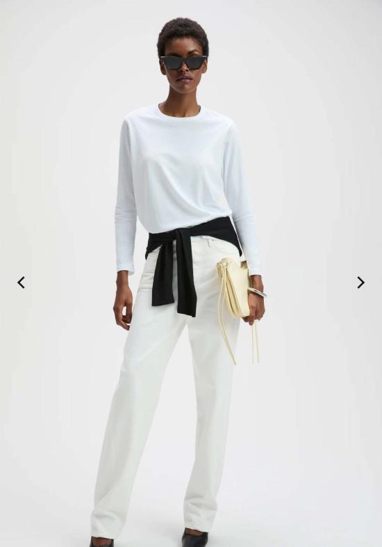  솔드아웃 엔와이씨 긴팔 티셔츠 Soldout NYC Long Sleeve Perfect Tee White - SOLDOUT.NYC