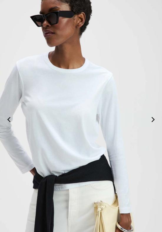  솔드아웃 엔와이씨 긴팔 티셔츠 Soldout NYC Long Sleeve Perfect Tee White