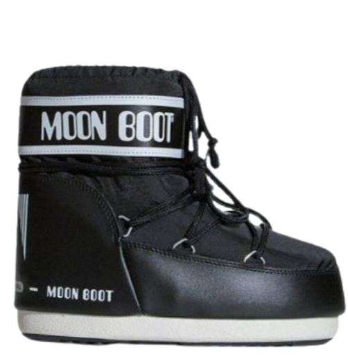 26FW 문부츠 아이콘 나일론 로우 부츠 80D1409340 N001 BLACK