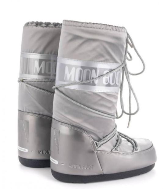 26FW [키즈] 문부츠 아이콘 글랜스 플래티넘 새틴 부츠 80D1401680 H001 SILVER - MOON BOOT