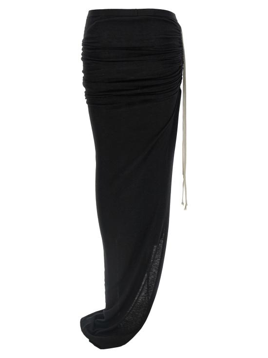  릭 오웬스 스커트 LDRP02E4359JR09 BLACK - RICK OWENS
