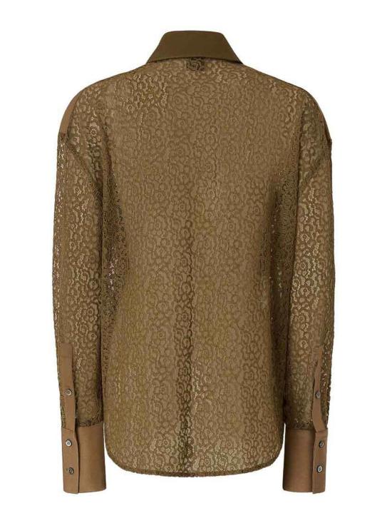 26FW 핑코 셔츠 107780A3NTST3 GREEN - PINKO