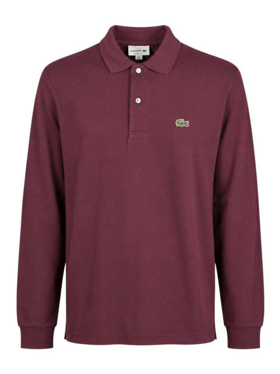 26FW 라코스테 클래식 롱슬리브 폴로 셔츠 L13123KE DARK RED